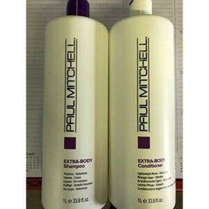 Paul Mitchell Extra Body Shampoo & Conditioner 33.8oz Liter DUO